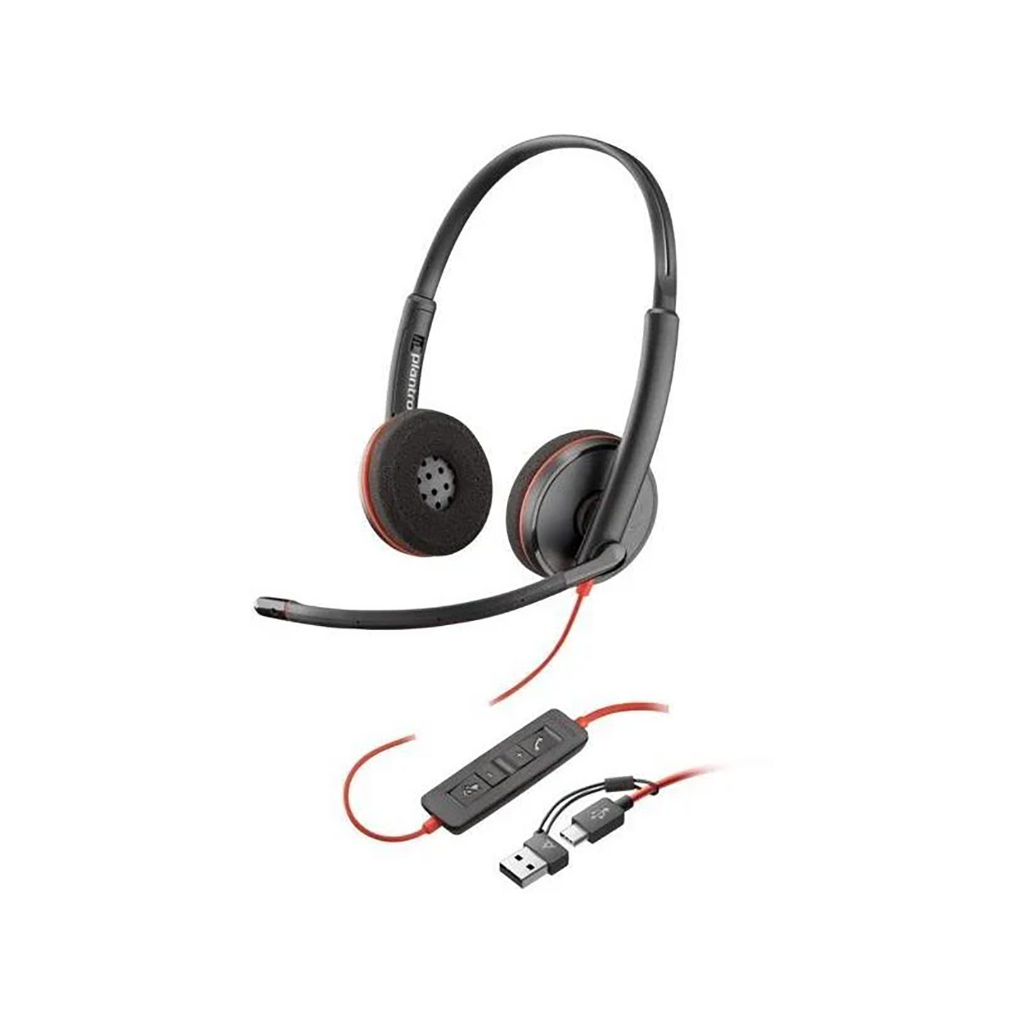 HP Poly Blackwire 3220 USB-C Wired Headset (Black)
