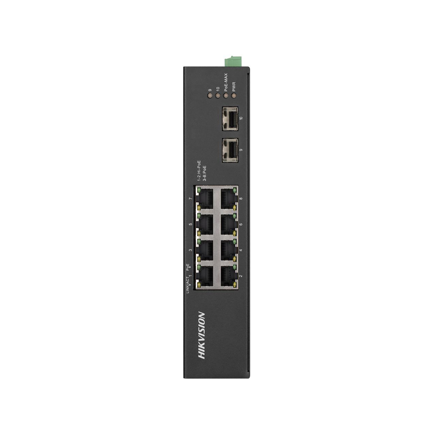 Hikvision 8 Port Gigabit Unmanaged Hardened PoE Switch
