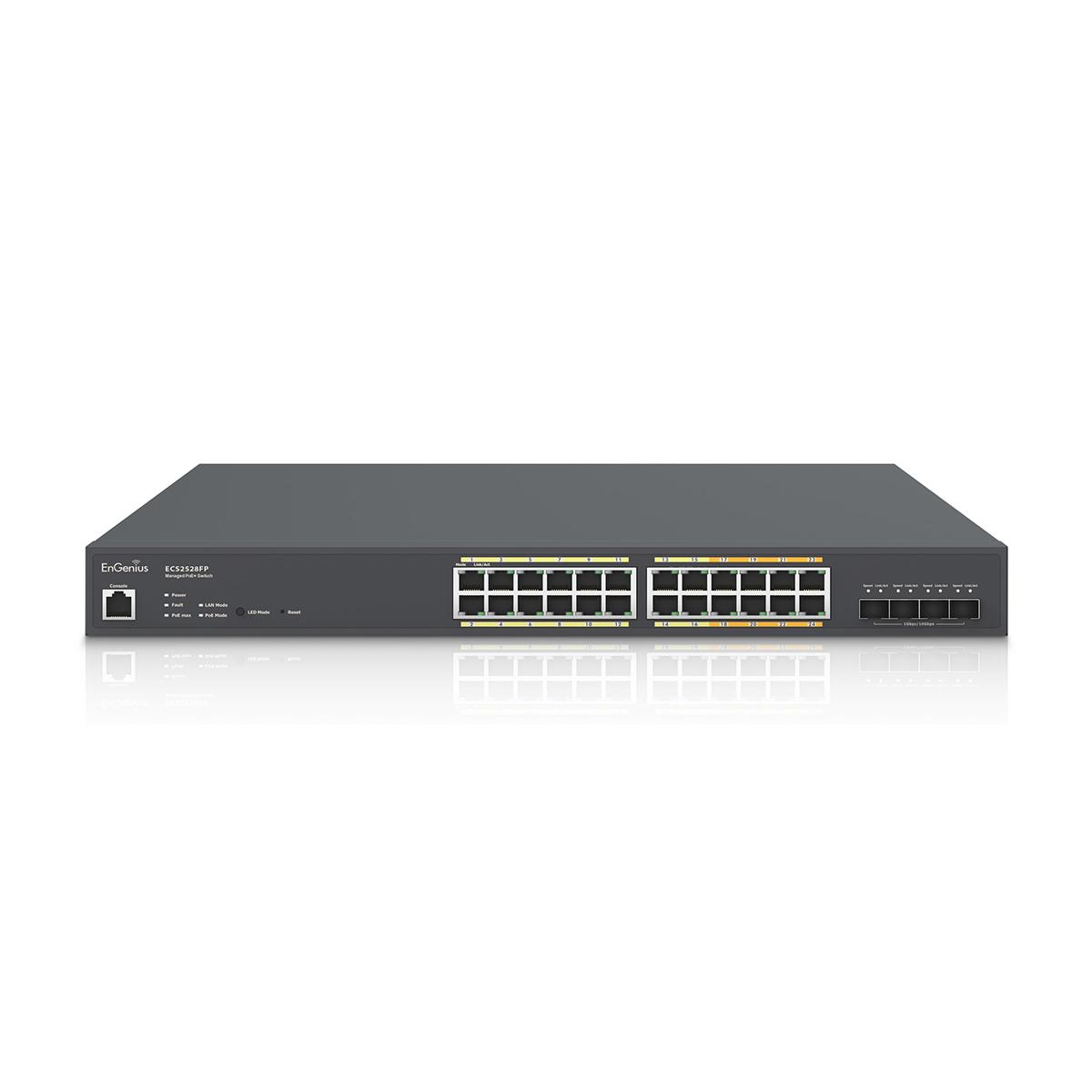 IC Realtime EnGenius ECS2528FP PoE Network Switch