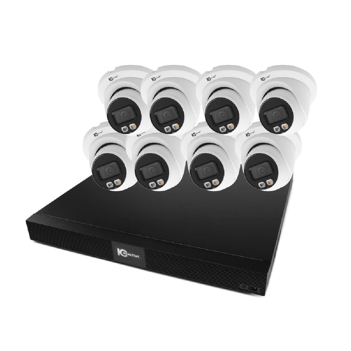 IC Realtime NightWatch Pro AI 8-Camera Kit