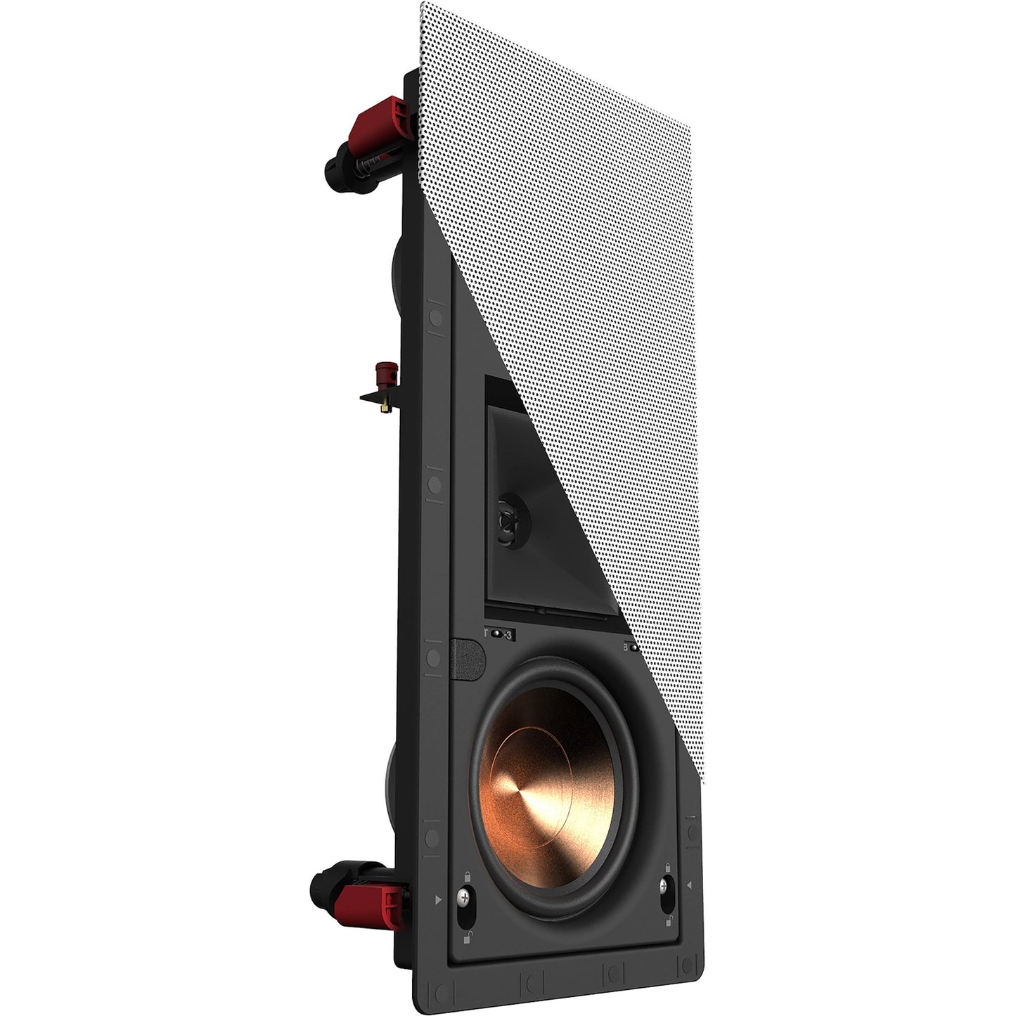 Klipsch Reference PRO-25-RW-LCR White In-Wall Speaker