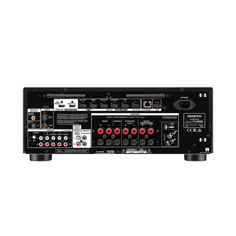 Onkyo TX-NR696 Black 7.1 A/V Network Receiver
