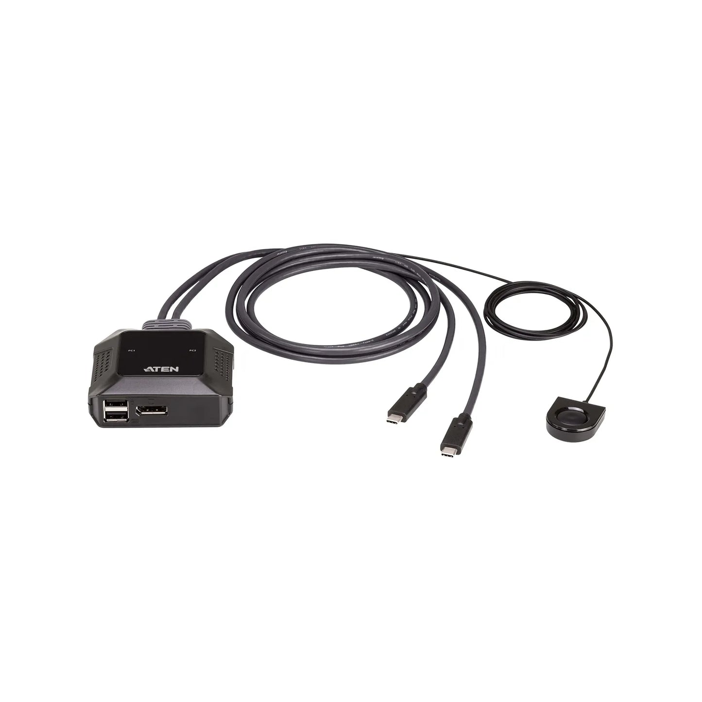 Aten 4K DisplayPort & USB-C with Remote Port Selector 2-Port KVM Switch