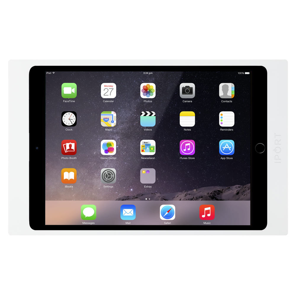 iPort Surface Mount System (iPad 10.2" (9th gen), White)