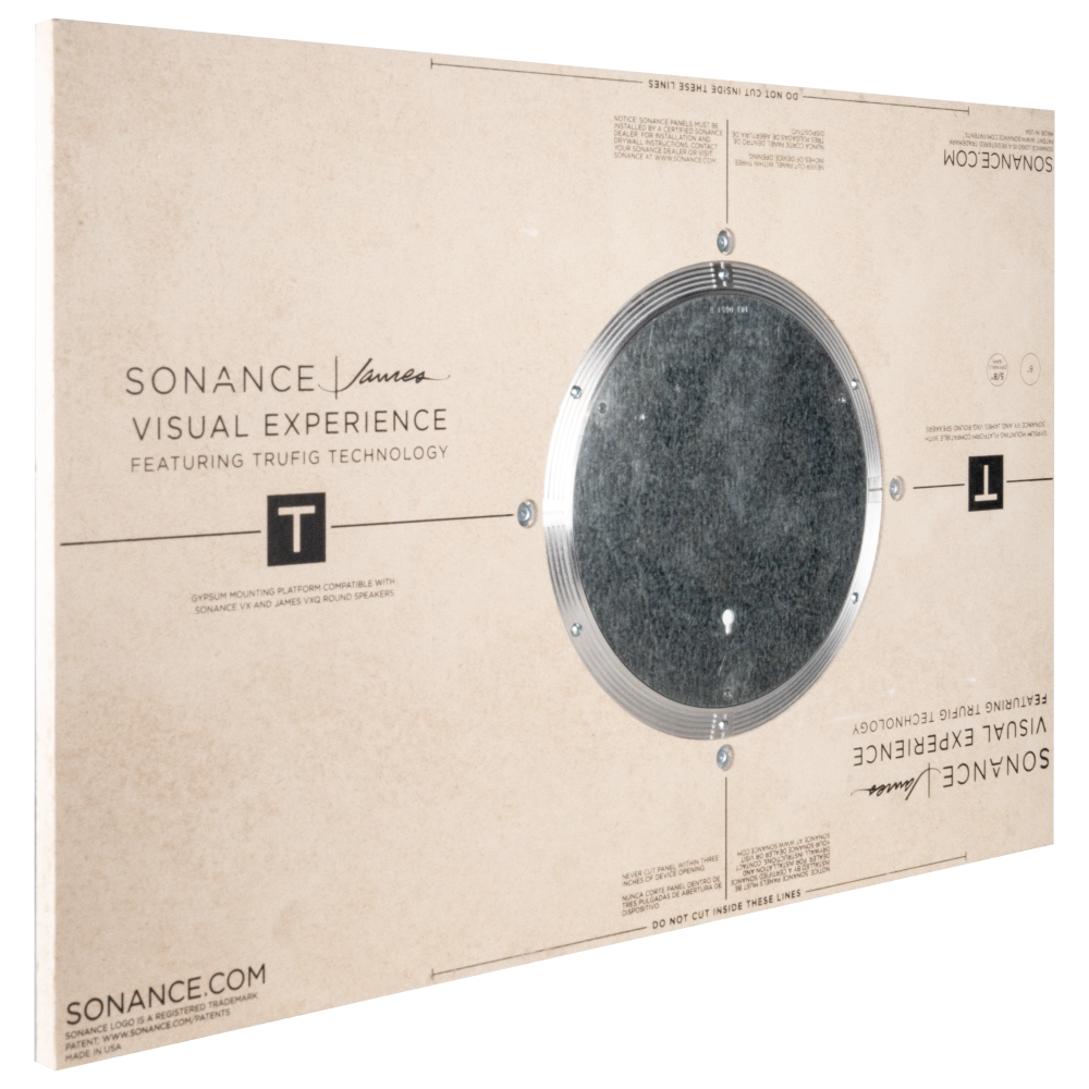 Sonance VX6 Round Trufig 5/8" Gypsum Mounting Platform