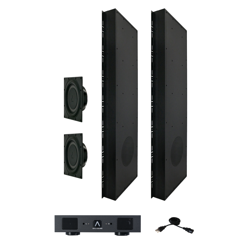 Sonance R10SUB Kit (2x R10SUB, 2x Enclosures, DSP Amp)