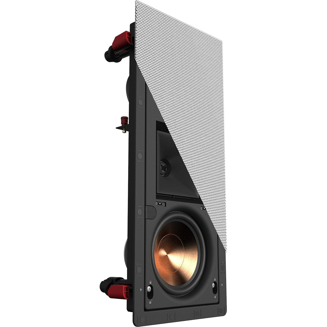 Klipsch Reference PRO-25-RW-LCR White In-Wall Speaker