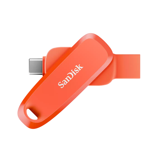 SanDisk Phone Drive USB Type-C/Type-A 100MB/s 512GB - Nasturtium Orange