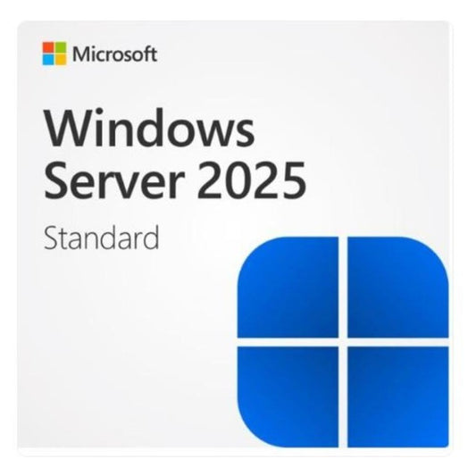 Microsoft Windows Server Standard 2025 64-Bit 1-Pack DSP DVD 16-Core