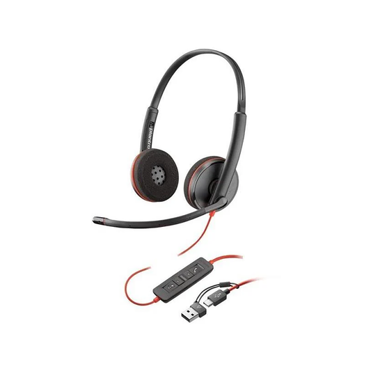 HP Poly Blackwire 3220 USB-C Wired Headset (Black)