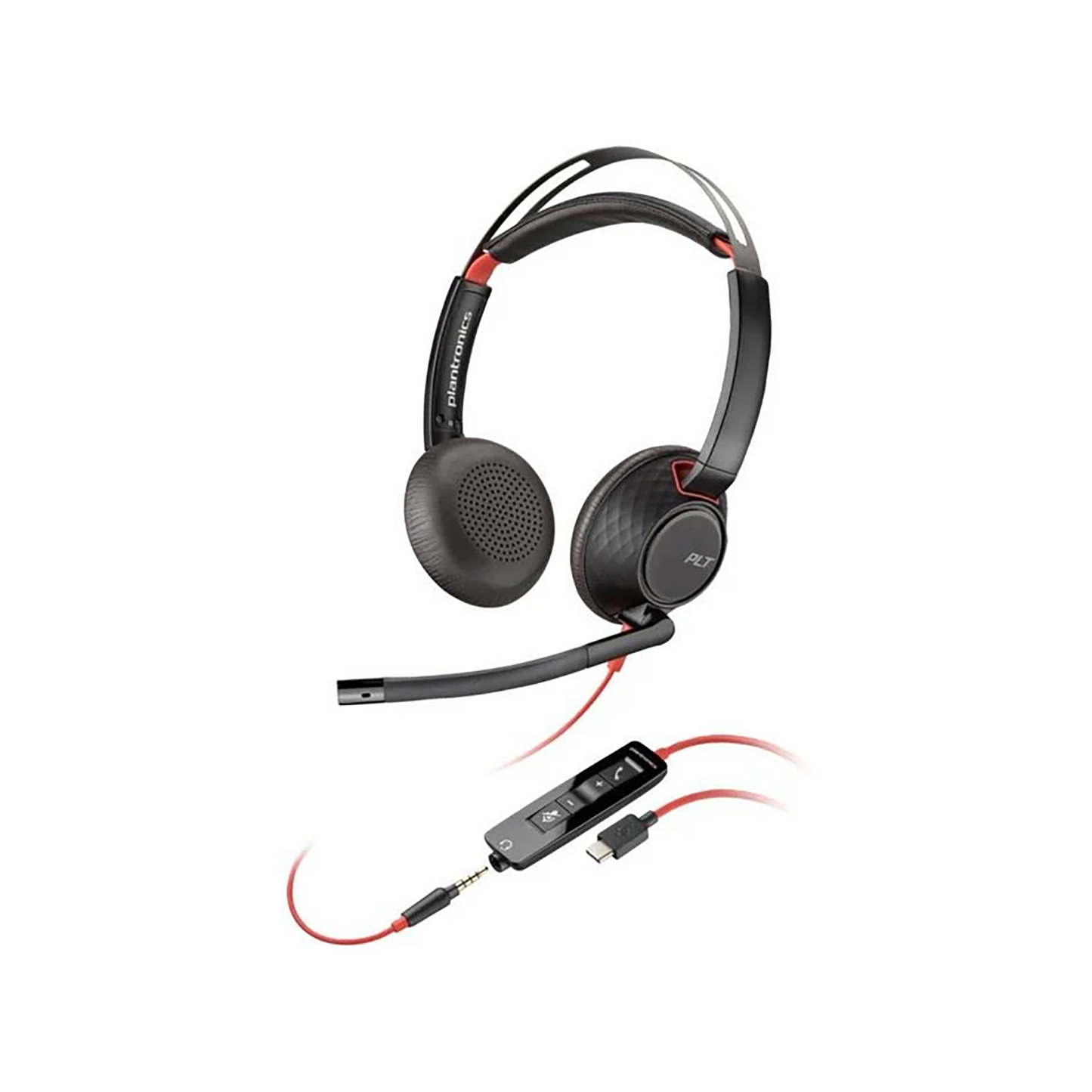 HP Poly 5220 Stereo USB-A Wired Headset (Black)