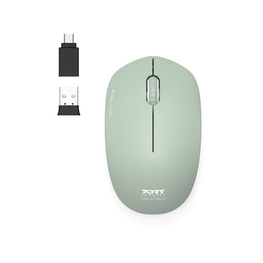Port Collection II 2.4GHz Wireless Mouse - Vert Olive