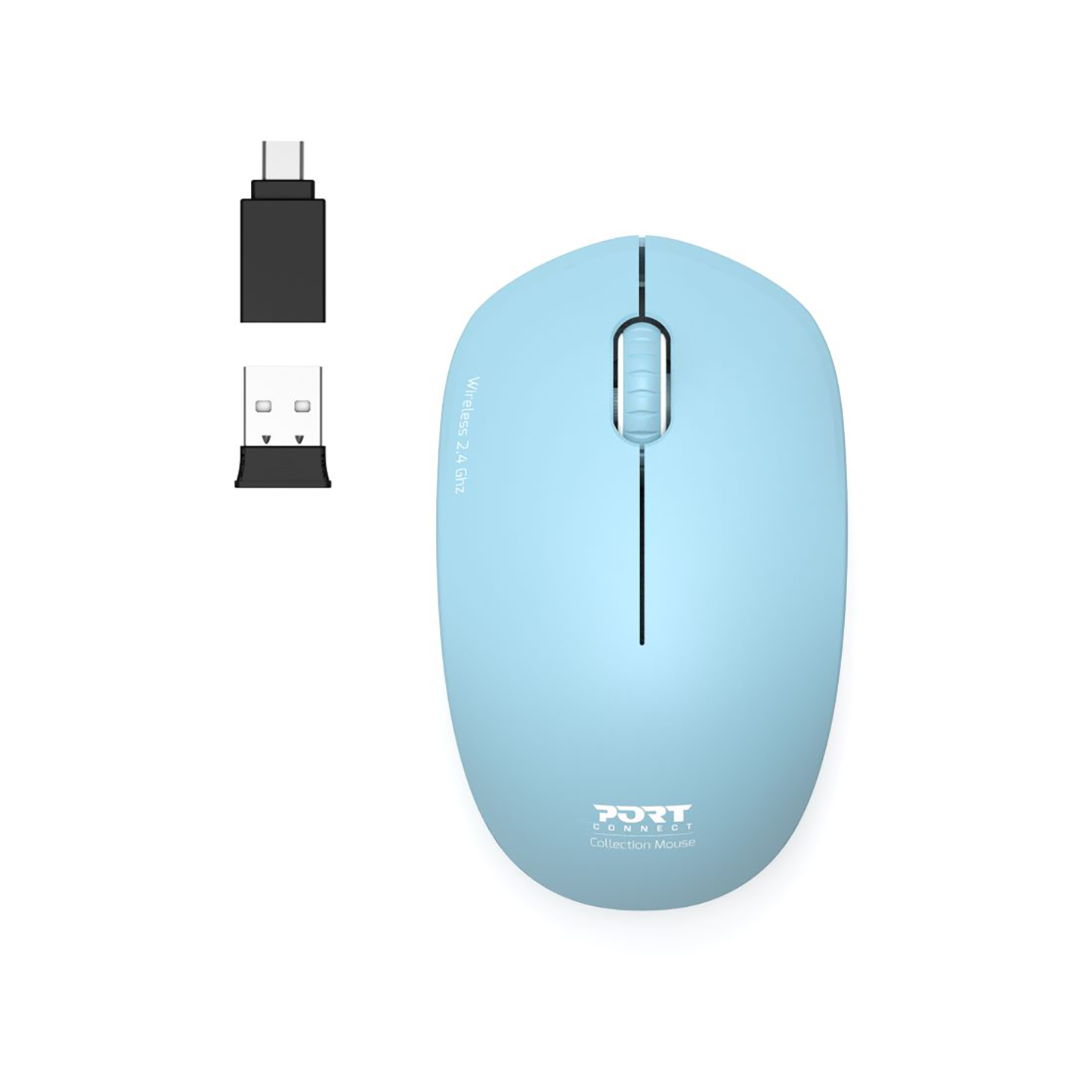 Port Collection II 2.4GHz Wireless Mouse - Azur