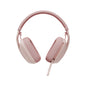 Logitech Zone Vibe 100 Rose Stereo Bluetooth Headset
