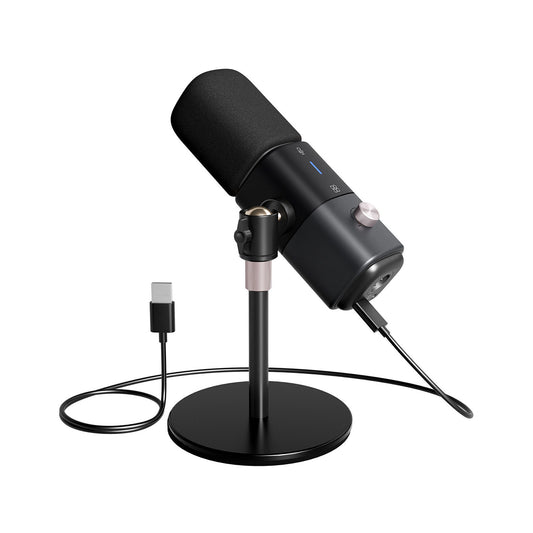 NearStream Podcast Condenser Microphone with Desk Stand
