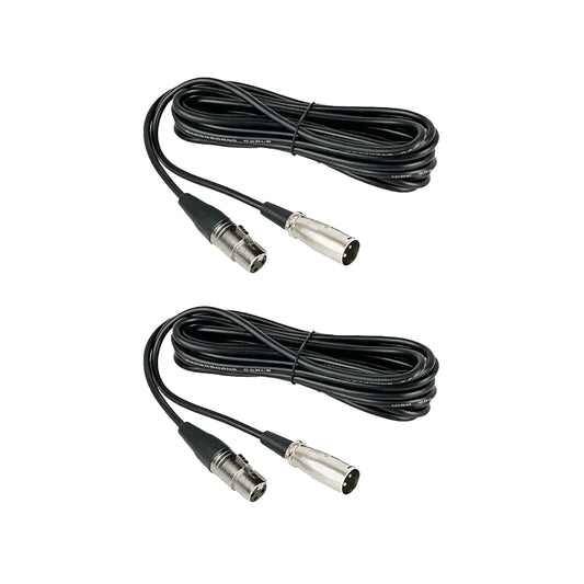 NearStream Balanced XLR Male-to-Female Microphone Cable 2m (2-Pack)