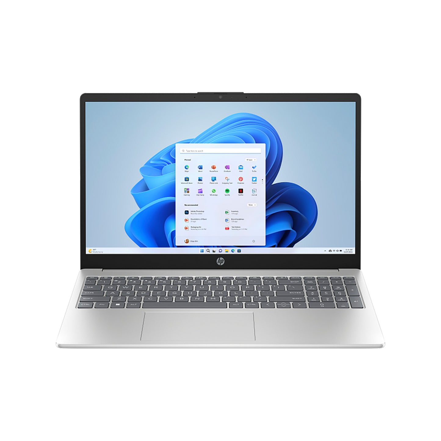 HP 15s 15.6" FHD AI Core Ultra 5-225U 8GB 512GB Win 11 Home Notebook (Silver)