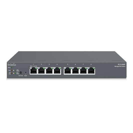 IC Realtime EnGenius ECS1008P PoE Network Switch