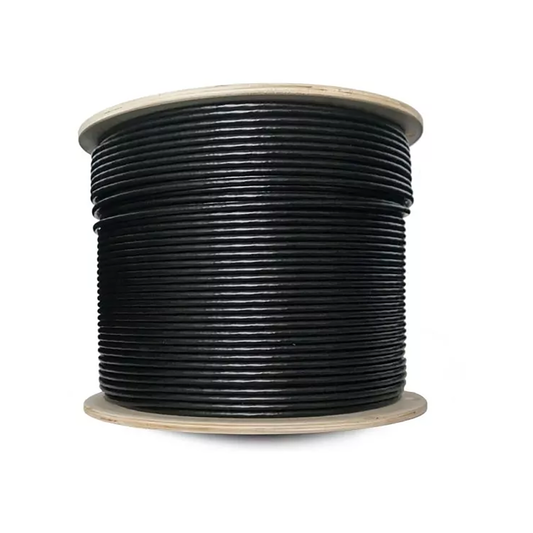 Datanet CAT6 UV F/UTP Outdoor Reel Black - Per Meter (MOQ 500m)