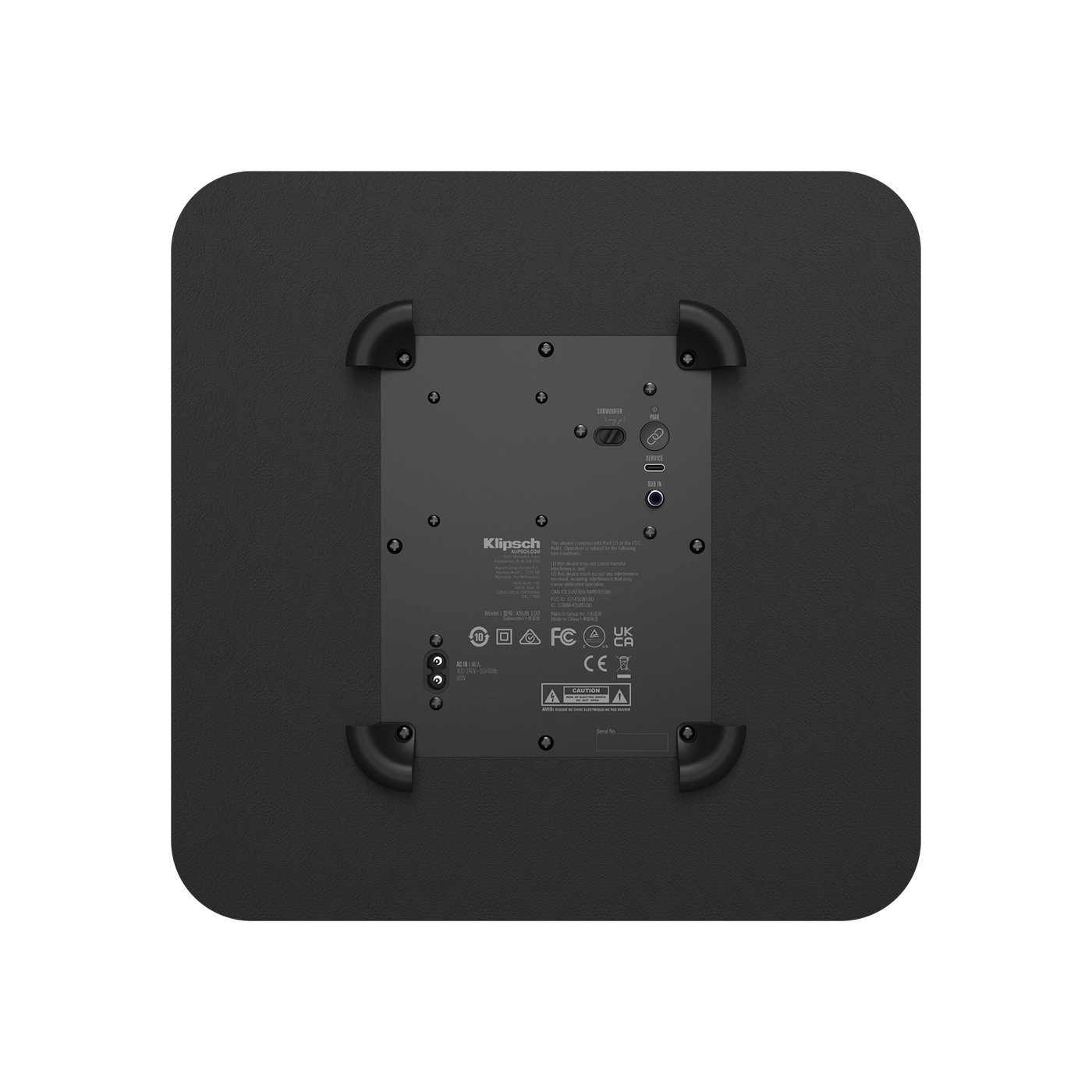 Klipsch Flexus XSUB 100 EUA Black Subwoofer