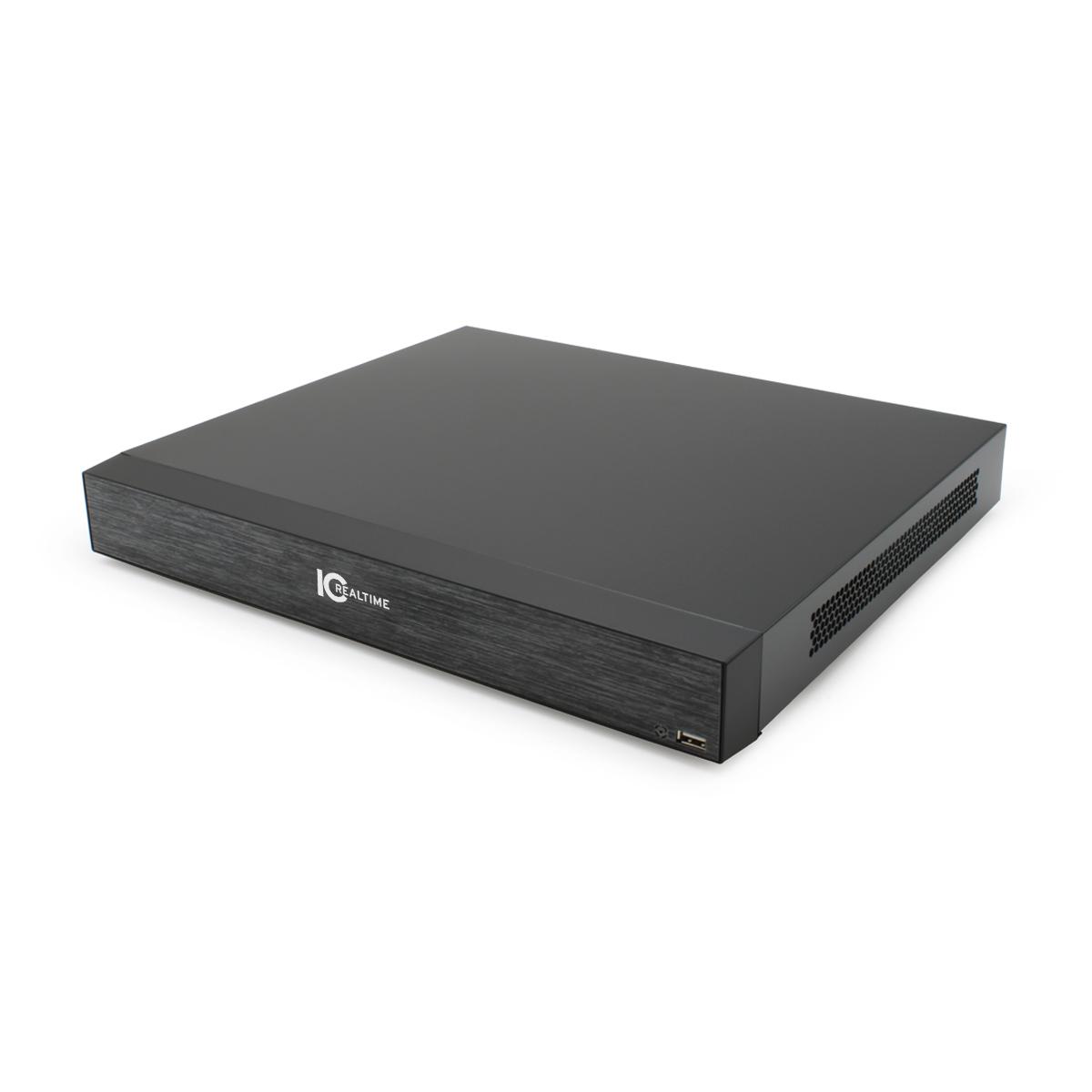 IC Realtime 16-Channel PoE NVR (NVR-MX16POE-1U16MP1-4TB)
