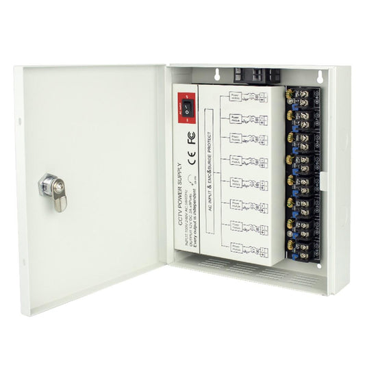 IC Realtime 8-Channel CCTV Power Supply