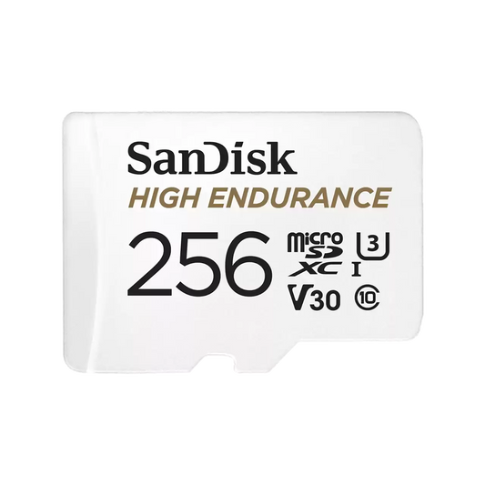 Sandisk High Endurance 256GB Class 10 MicroSDXC Card with Adapter