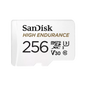 Sandisk High Endurance 256GB Class 10 MicroSDXC Card with Adapter