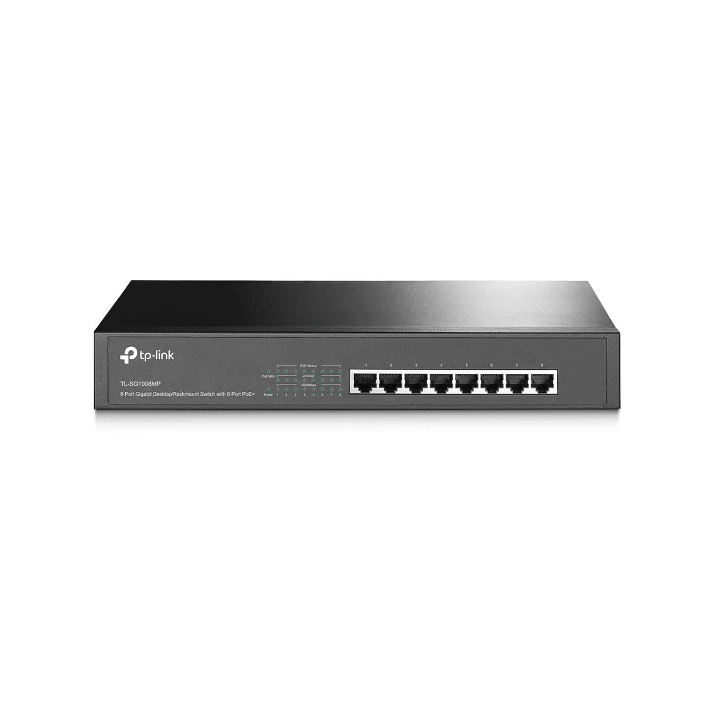 TP-Link 8 Port Gigabit Unmanaged Rackmount PoE Switch