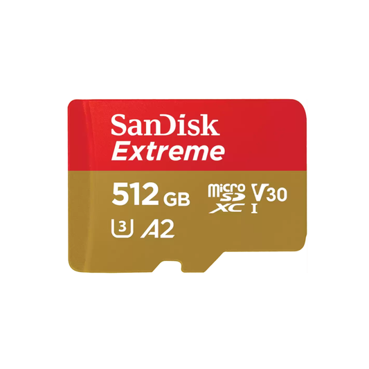 SanDisk Extreme 512GB MicroSDXC UHS-I Memory Card