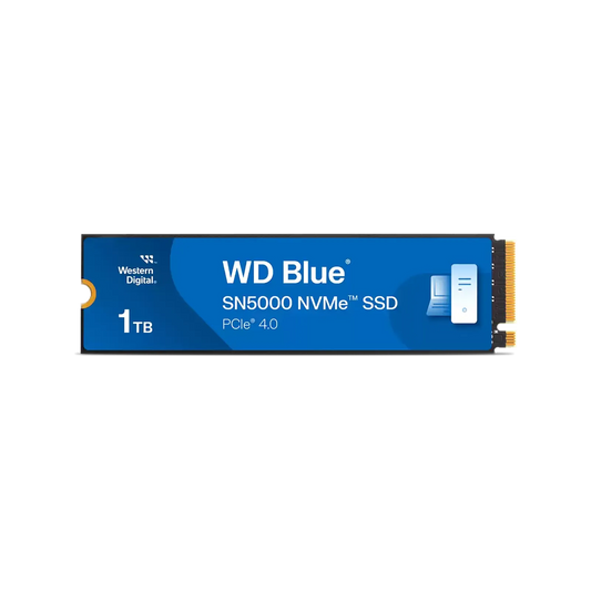 WD Blue SN5000 1TB PCIE GEN 4 M.2 3D NAND NVMe Internal SSD