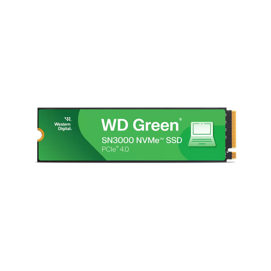 WD Green SN3000 1TB PCIE GEN 4 M.2 3D NAND NVMe Internal SSD