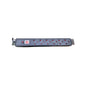 Zone Enclosures 6-Way 2M Hard Wire Lead Metal Black PDU