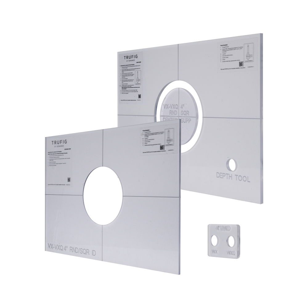 Sonance VX4 Router Template - Round