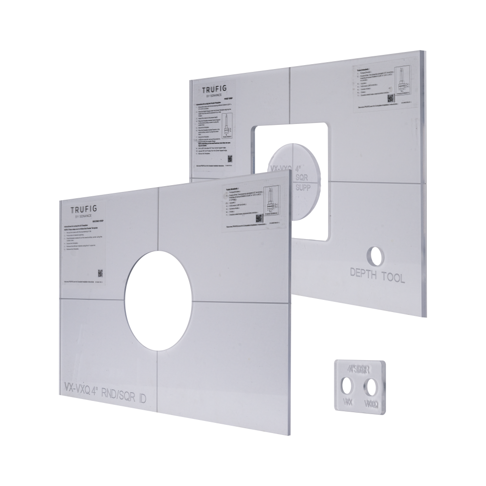 Sonance VX4 Router Template - Square