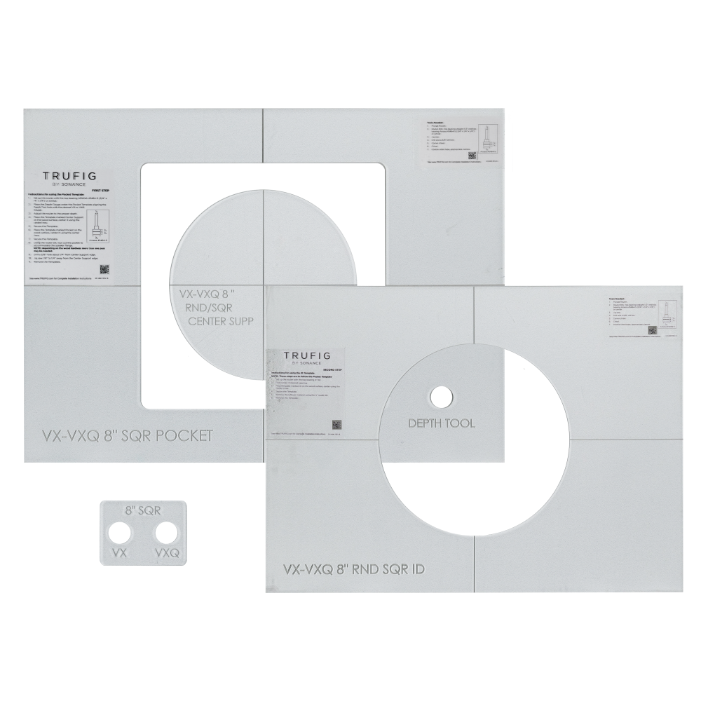 Sonance VX8 Router Template - Square