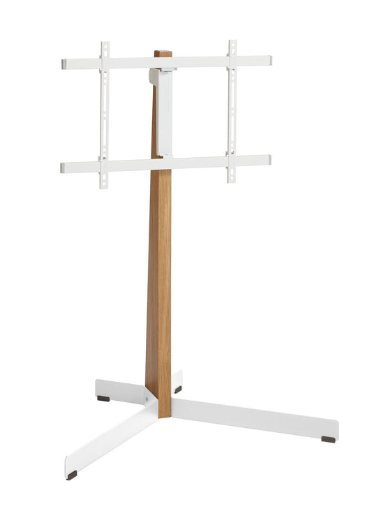 Vogels TVS 3695 FLOORSTAND OAK & STEEL - WHITE