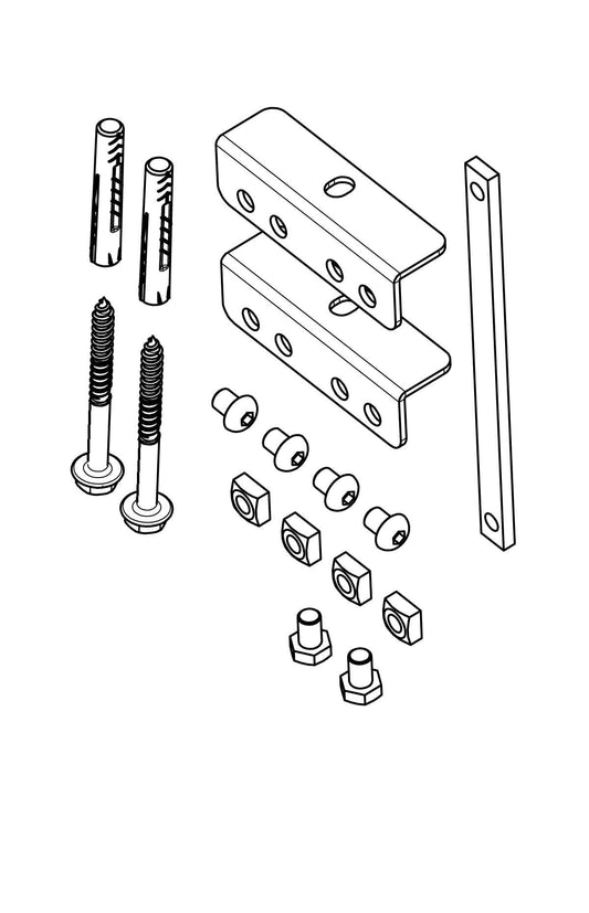 Vogels PFA 9126 PFB 34XX BRACKET KIT - BLACK