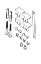 Vogels PFA 9126 PFB 34XX BRACKET KIT - BLACK