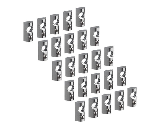 Vogels PFA 9149 T-SLOT NUTS, 25 PIECES - BLACK