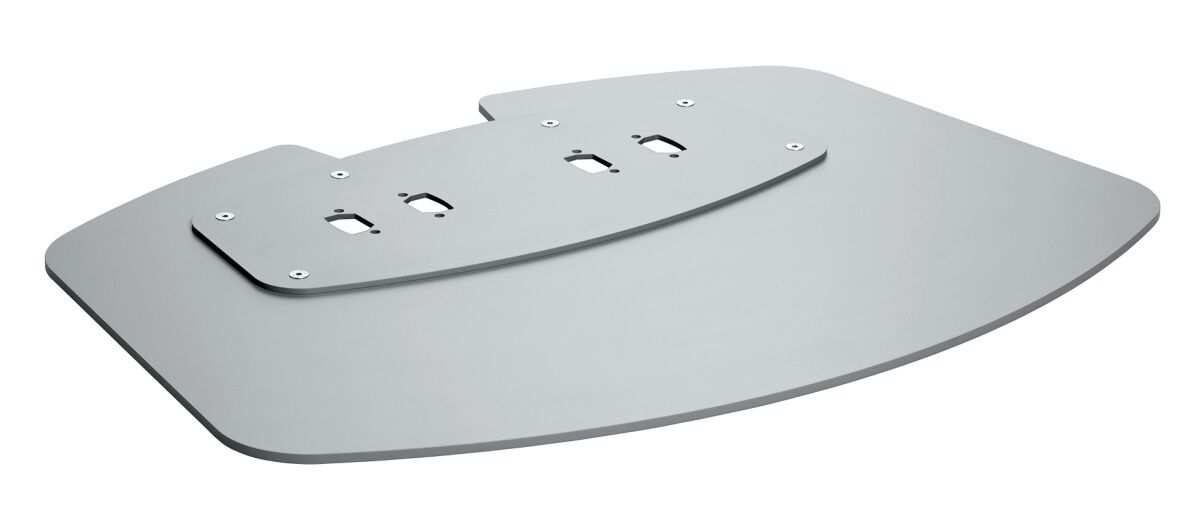 Vogels PFF 7030 FLOOR PLATE EXTRA LARGE - SILVER