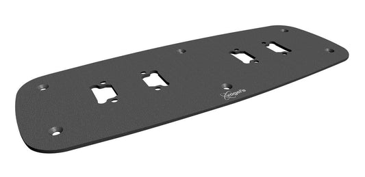 Vogels PFF 7070 FLOOR MOUNTING PLATE 2 POLES B - BLACK