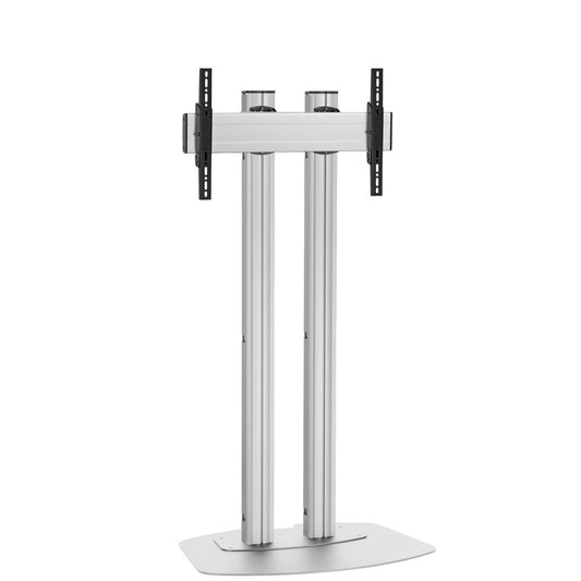 Vogels FD 1564S FLOORSTAND DOUBLE-POLE 150 VESA 600X400 - SILVER