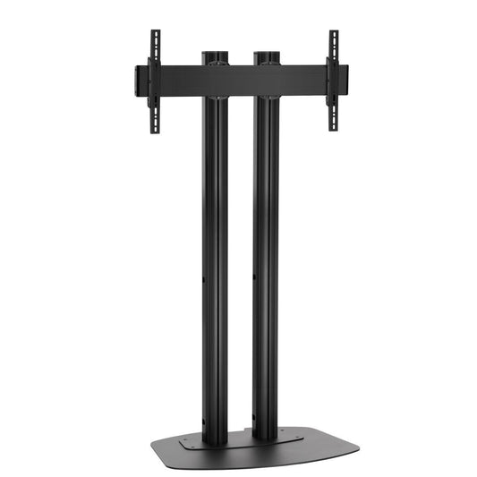 Vogels FD 1884B FLOORSTAND DOUBLE-POLE 180 VESA 800X400 - BLACK