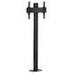 Vogels FM 2044B FLOORMOUNTED FIXED SINGLE-POLE 200 VESA 400X400 - BLACK