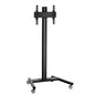Vogels T 1844B TROLLEY SINGLE-POLE 180 VESA 400X400 - BLACK