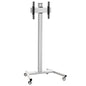 Vogels T 2044S TROLLEY SINGLE-POLE 200 VESA 400X400 - SILVER