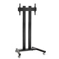 Vogels TD 1864B TROLLEY DOUBLE-POLE 180 VESA 600X400 - BLACK