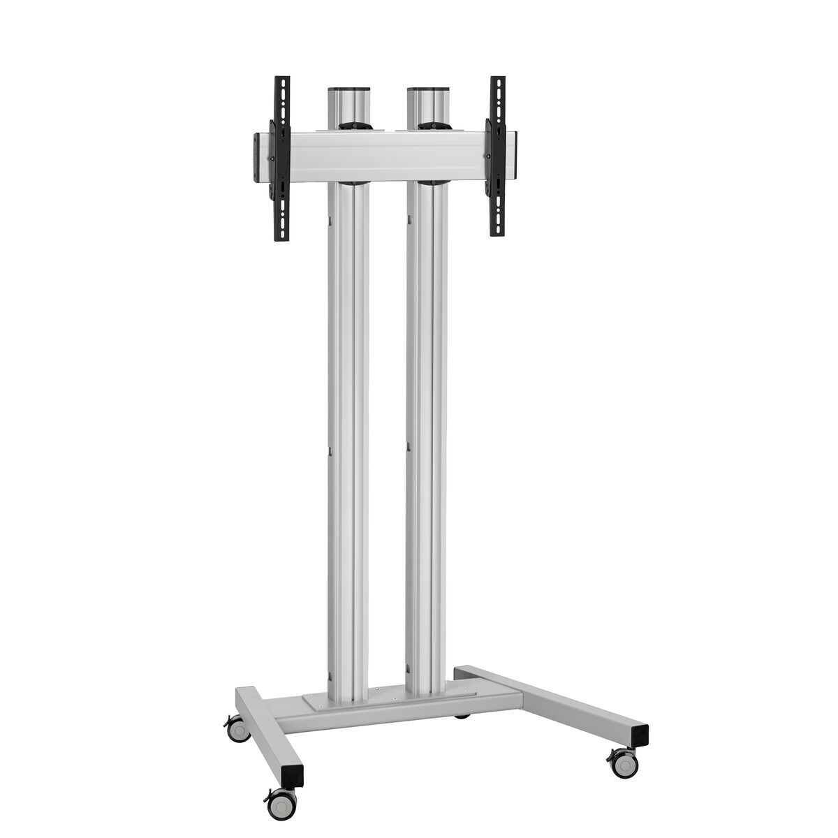 Vogels TD 1864S TROLLEY DOUBLE-POLE 180 VESA 600X400 - SILVER