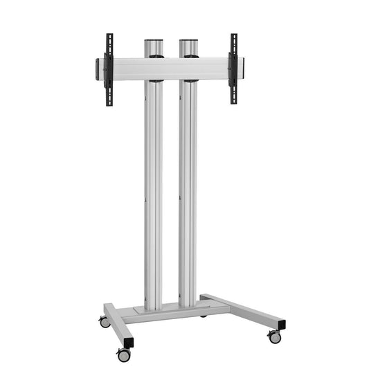 Vogels TD 1884S TROLLEY DOUBLE-POLE 180 VESA 800X400 - SILVER